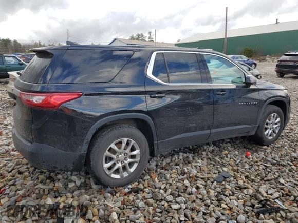 2019 Chevrolet Traverse LS with VIN 1GNEVFKW5KJ202560, listed as a Copart auction lot 81974464 with 106,597 mi miles and Salvage Title. Bid and sale history available at carsss.com. Image 3.
