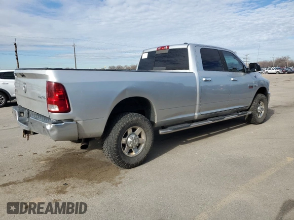 2010 Dodge Ram 3500 SLT with VIN 3D73Y3CL2AG179769, listed as a Copart auction lot 50394265 with 0 mi miles and Salvage Title. Bid and sale history available at carsss.com. Image 3.