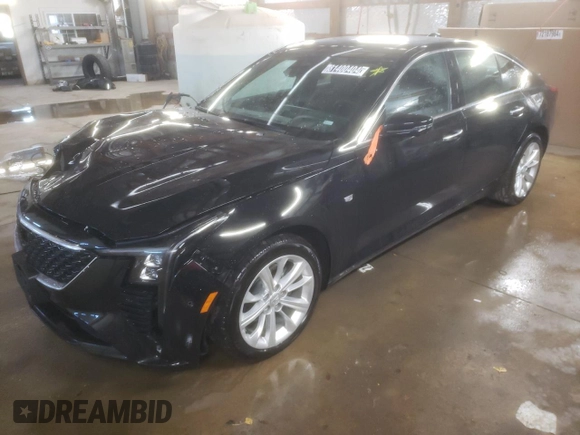 2025 Cadillac CT5 Premium Luxury with VIN 1G6DS5RK9S0109334, listed as a Copart auction lot 81400404 with 2,109 mi miles and Clean title. Bid and sale history available at DreamBid. Image 1.