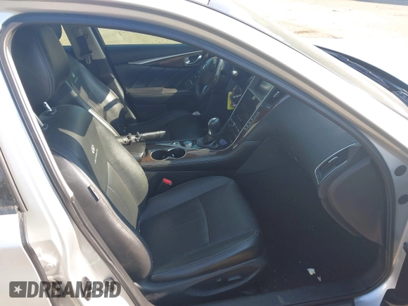 2014 Infiniti Q50 Premium with VIN JN1BV7AR4EM682593, listed as a IAAI auction lot 42581745 with 84,166 mi miles and . Bid and sale history available at DreamBid. Image 5.