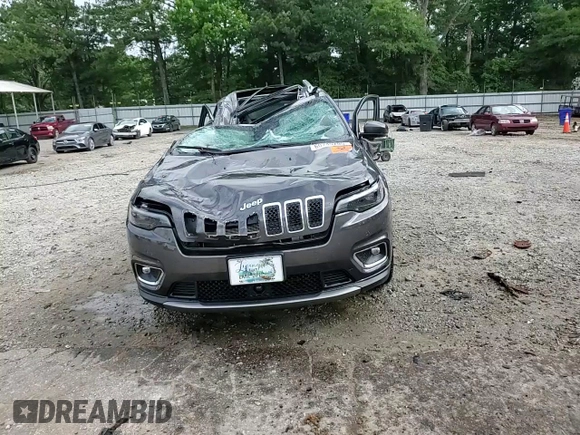 2021 Jeep Cherokee Limited with VIN 1C4PJLDX4MD187701, listed as a Copart auction lot 60745705 with Not provided miles and Non repairable. Bid and sale history available at DreamBid. Image 14.