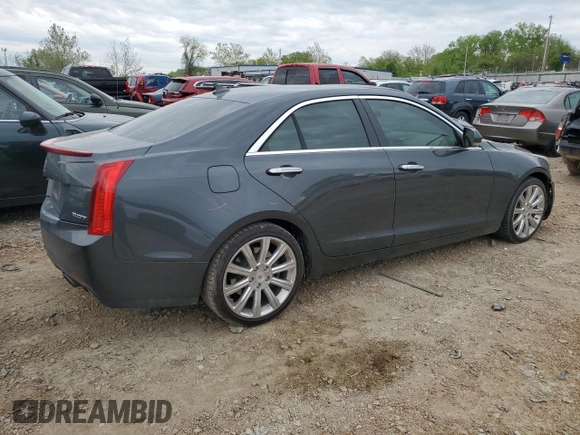 2014 Cadillac ATS Premium with VIN 1G6AE5SX4E0170188, listed as a Copart auction lot 52098204 with 141,734 mi miles and Salvage Title. Bid and sale history available at carsss.com. Image 3.