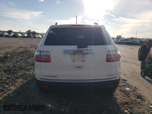 2010 GMC Acadia SLT1 with VIN 1GKLVMED9AJ176918, listed as a Copart auction lot 86367564 with 217,414 mi miles and Salvage Title. Bid and sale history available at carsss.com. Image 6.