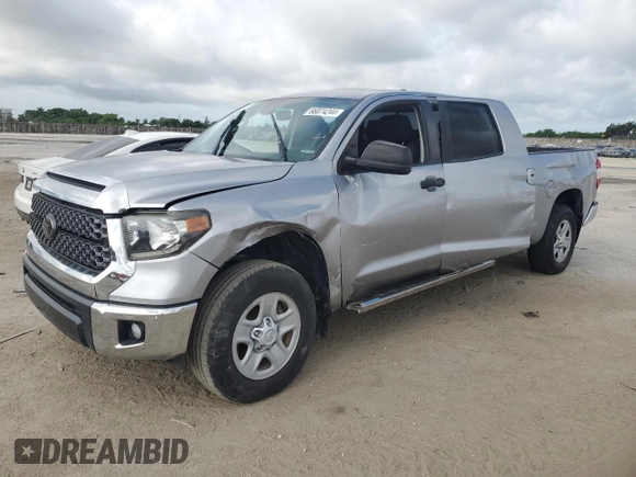 2020 Toyota Tundra 2WD SR with VIN 5TFTY5F13LX011251, listed as a Copart auction lot 66074244 with 0 mi miles and Salvage Title. Bid and sale history available at carsss.com. Image 1.