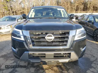 2021 Nissan Armada SV with VIN JN8AY2AD5M9661586, listed as a Copart auction lot 45348615 with 73,381 mi miles and Salvage Title. Bid and sale history available at carsss.com. Image 5.