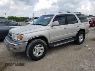 2000 Toyota 4Runner SR5 with VIN JT3HN86R4Y0296729, listed as a Copart auction lot 62657675 with 242,456 mi miles and Clean title. Bid and sale history available at DreamBid. Image 1.