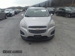 2016 Chevrolet Trax LS with VIN 3GNCJKSB1GL254664, listed as a IAAI auction lot 41196076 with 153,205 mi miles. Bid and sale history available at carsss.com. Image 12.