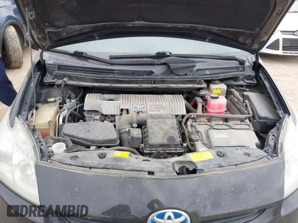 2011 Toyota Prius I with VIN JTDKN3DU4B5305208, listed as a IAAI auction lot 41577276 with 168,473 mi miles. Bid and sale history available at carsss.com. Image 10.