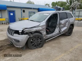 2021 Jeep Grand Cherokee Laredo X with VIN 1C4RJFAG6MC701505, listed as a Copart auction lot 54312755 with 79,519 mi miles and Salvage title. Bid and sale history available at DreamBid. Image 1.