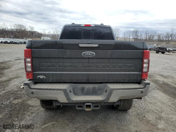 2022 Ford Super Duty F-350 SRW XL with VIN 1FT8W3BT5NEE48853, listed as a Copart auction lot 48286145 with 42,250 mi miles and Salvage Title. Bid and sale history available at carsss.com. Image 6.