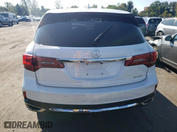 2020 Acura MDX w/Technology Pkg with VIN 5J8YD4H59LL022694, listed as a Copart auction lot 70558513 with 32,659 mi miles. Bid and sale history available at carsss.com. Image 6.