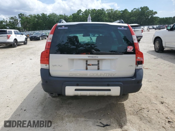 2006 Volvo XC70 with VIN YV4SZ592661218654, listed as a Copart auction lot 52186095 with 150,427 mi miles and Salvage Title. Bid and sale history available at carsss.com. Image 6.