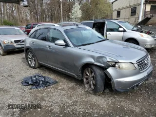 2006 Infiniti FX z VIN JNRAS08W16X203230, wystawiony jako Copart lot #51753685 z przebiegiem Nie podano mil oraz Szkoda całkowita • Salvage title. Historia ofert i sprzedaży dostępna na DreamBid. Obrazek 4.