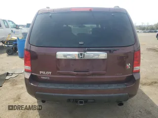 2009 Honda Pilot EX with VIN 5FNYF48469B011311, listed as a Copart auction lot 53736235 with 213,133 mi miles and Salvage Title. Bid and sale history available at DreamBid. Image 6.