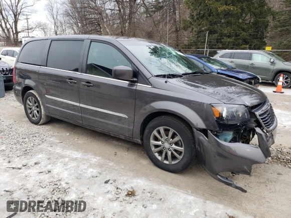 2016 Chrysler Town & Country S with VIN 2C4RC1HG1GR158420, listed as a Copart auction lot 43917615 with 106,980 mi miles and Salvage Title. Bid and sale history available at carsss.com. Image 4.