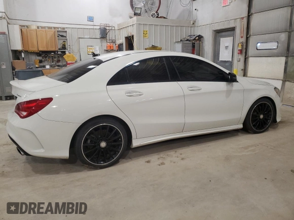 2016 Mercedes-Benz CLA with VIN WDDSJ4GB0GN351529, listed as a Copart auction lot 50374935 with 104,316 mi miles and Clean Title. Bid and sale history available at carsss.com. Image 3.