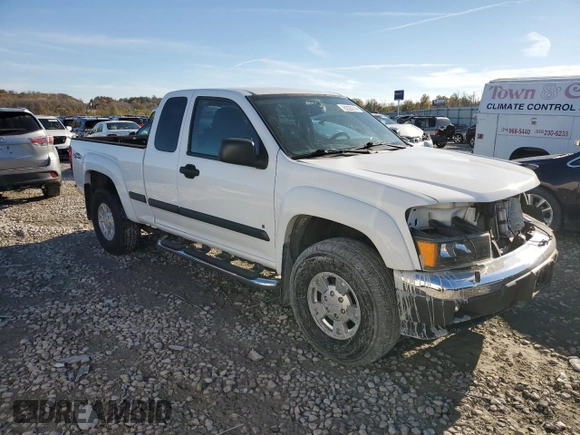 2007 GMC Canyon Work Truck with VIN 1GTDT19E278166240, listed as a Copart auction lot 78226214 with 153,864 mi miles and Salvage Title. Bid and sale history available at carsss.com. Image 4.