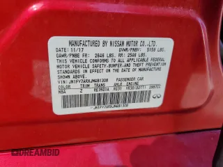 2018 Infiniti Q50 RED SPORT 400 with VIN JN1FV7ARXJM481308, listed as a Copart auction lot 65023704 with 96,204 mi miles and Salvage Title. Bid and sale history available at carsss.com. Image 12.