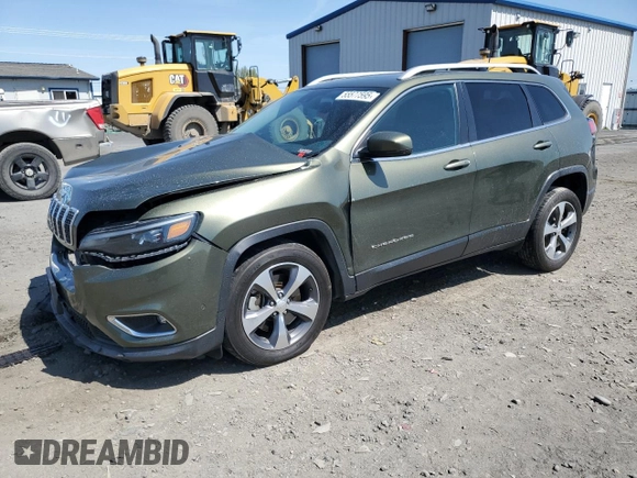2019 Jeep Cherokee Limited z VIN 1C4PJMDN7KD179111, wystawiony jako Copart lot #55577595 z przebiegiem 104 392 mil mil oraz Szkoda całkowita • Salvage title. Historia ofert i sprzedaży dostępna na DreamBid. Obrazek 1.