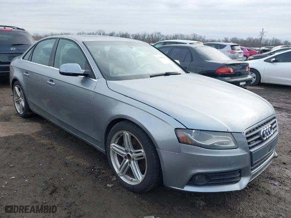 2010 Audi A4 2.0T Premium Plus with VIN WAUFFAFLXAN070543, listed as a IAAI auction lot 41495657 with 137,800 mi miles. Bid and sale history available at carsss.com. Image 1.