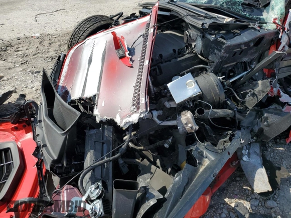 2014 Chevrolet Corvette Z51 3LT with VIN 1G1YM2D78E5128094, listed as a Copart auction lot 59818955 with Not provided miles and Salvage title. Bid and sale history available at DreamBid. Image 11.