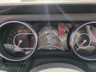 2019 Jeep Wrangler Unlimited Sahara with VIN 1C4HJXEN8KW616980, listed as a Copart auction lot 51253215 with 54,011 mi miles and Salvage Title. Bid and sale history available at DreamBid. Image 9.