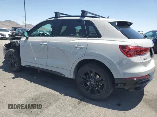 2021 Audi Q3 S line Premium with VIN WA1DECF35M1033074, listed as a Copart auction lot 61259905 with 24,066 mi miles and Salvage title. Bid and sale history available at DreamBid. Image 2.
