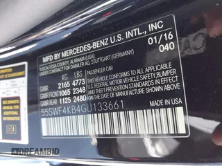 2016 Mercedes-Benz C 300 Luxury with VIN 55SWF4KB4GU133661, listed as a IAAI auction lot 41916022 with 100,926 mi miles and . Bid and sale history available at carsss.com. Image 9.