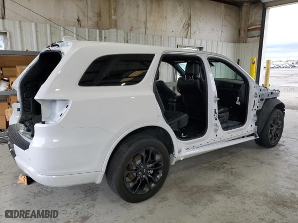 2022 Dodge Durango GT with VIN 1C4RDJDG5NC135523, listed as a Copart auction lot 81766714 with 24,503 mi miles and Salvage Title. Bid and sale history available at carsss.com. Image 3.