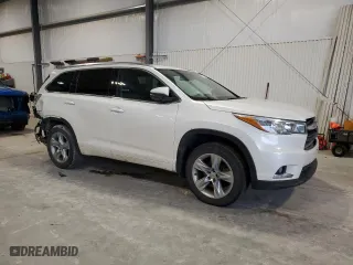 2015 Toyota Highlander Limited with VIN 5TDDKRFH5FS097439, listed as a Copart auction lot 51521445 with 142,421 mi miles and Salvage Title. Bid and sale history available at carsss.com. Image 4.