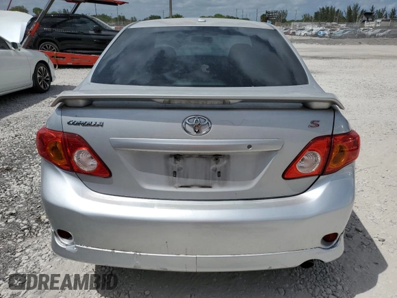 2010 Toyota Corolla with VIN 2T1BU4EE2AC486911, listed as a Copart auction lot 54966775 with 186,877 mi miles and Clean Title. Bid and sale history available at carsss.com. Image 6.
