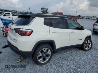 2019 Jeep Compass Limited with VIN 3C4NJDCB1KT672484, listed as a Copart auction lot 57934455 with 72,051 mi miles and Non repairable. Bid and sale history available at DreamBid. Image 3.