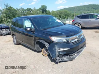 2020 Honda Pilot EX-L z VIN 5FNYF6H57LB033099, wystawiony jako IAAI lot #42588491 z przebiegiem 135 945 mil mil oraz . Historia ofert i sprzedaży dostępna na DreamBid. Obrazek 1.