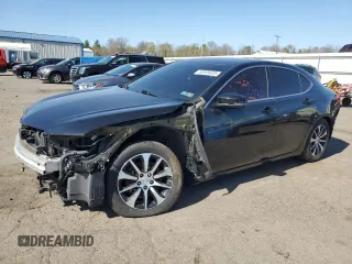 2018 Acura TLX with VIN 19UUB2F34JA001111, listed as a Copart auction lot 53599035 with 0 mi miles and Salvage Title. Bid and sale history available at carsss.com. Image 1.