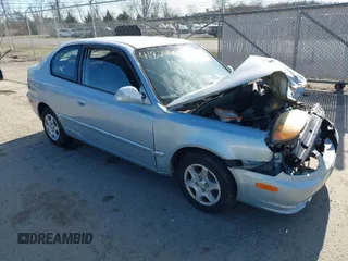 2005 Hyundai Accent GLS with VIN KMHCG35C15U351962, listed as a IAAI auction lot 41824462 with 101,970 mi miles. Bid and sale history available at carsss.com. Image 1.