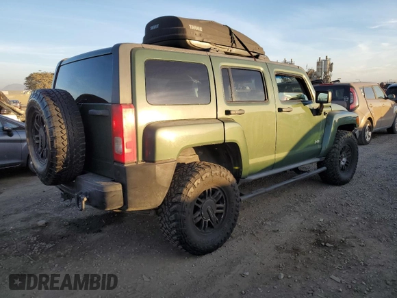 2006 Hummer H3 with VIN 5GTDN136468273891, listed as a Copart auction lot 86154524 with 177,495 mi miles and Salvage Title. Bid and sale history available at carsss.com. Image 3.