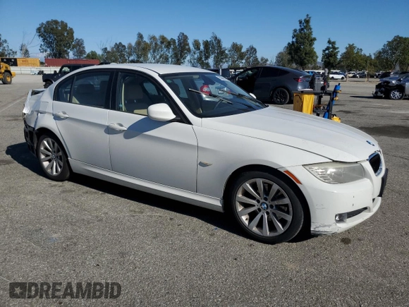 2011 BMW 3 Series 328i with VIN WBAPH5C55BF093378, listed as a Copart auction lot 50389725 with 99,387 mi miles and Salvage Title. Bid and sale history available at carsss.com. Image 4.