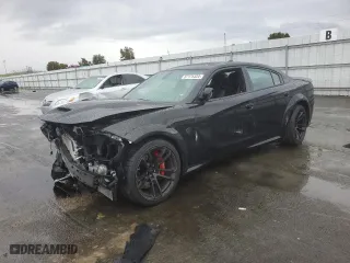 2022 Dodge Charger SRT Hellcat Widebody with VIN 2C3CDXL92NH177838, listed as a Copart auction lot 87175424 with 4,654 mi miles and Salvage Title. Bid and sale history available at carsss.com. Image 1.