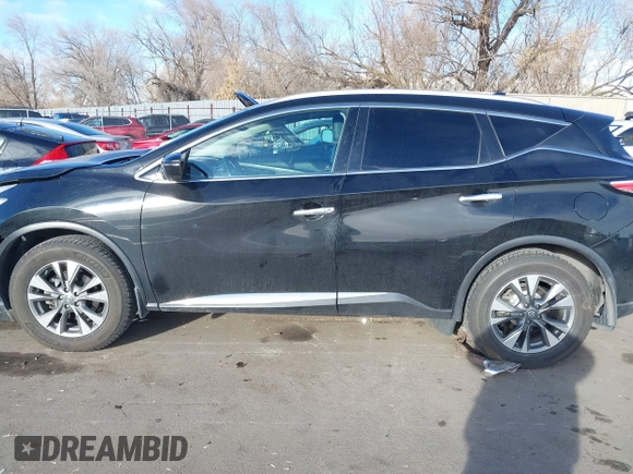 2017 Nissan Murano SL with VIN 5N1AZ2MH5HN144630, listed as a IAAI auction lot 41239088 with 87,305 mi miles and . Bid and sale history available at DreamBid. Image 15.
