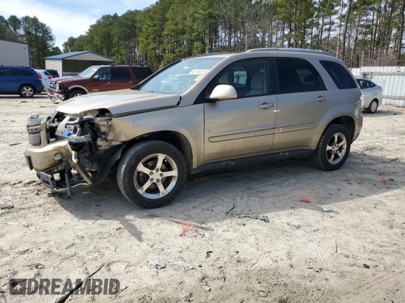 2007 Chevrolet Equinox LT with VIN 2CNDL63F976065048, listed as a Copart auction lot 48154545 with 155,262 mi miles and Salvage Title. Bid and sale history available at carsss.com. Image 1.