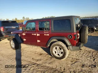 2021 Jeep Wrangler Unlimited Sport Altitude with VIN 1C4HJXDN7MW704830, listed as a Copart auction lot 84948044 with 42,321 mi miles and Salvage title. Bid and sale history available at DreamBid. Image 2.