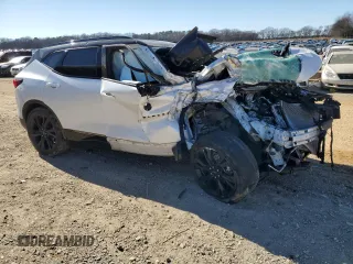 2022 Chevrolet Blazer RS with VIN 3GNKBERS4NS134747, listed as a Copart auction lot 88353445 with Not provided miles and Salvage title. Bid and sale history available at DreamBid. Image 4.