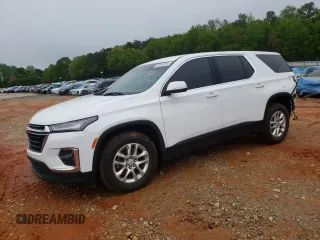 2023 Chevrolet Traverse LS with VIN 1GNEVLKW8PJ238474, listed as a Copart auction lot 85952264 with 28,038 mi miles and Salvage Title. Bid and sale history available at carsss.com. Image 1.