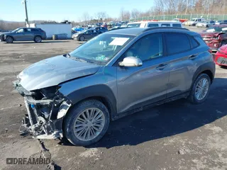 2021 Hyundai Kona SEL Plus with VIN KM8K6CAA5MU682254, listed as a IAAI auction lot 41442304 with 48,101 mi miles. Bid and sale history available at carsss.com. Image 17.