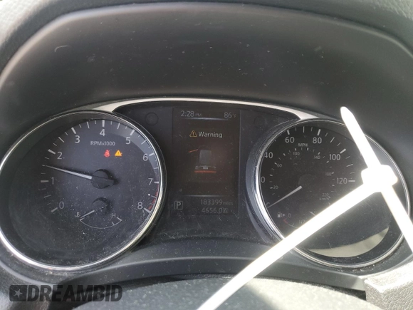 2014 Nissan Rogue SV with VIN 5N1AT2MT7EC859230, listed as a Copart auction lot 52878825 with 183,399 mi miles and Salvage Title. Bid and sale history available at carsss.com. Image 9.