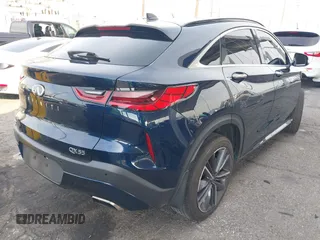2022 Infiniti QX55 Essential with VIN 3PCAJ5K33NF115755, listed as a IAAI auction lot 41445124 with 19,852 mi miles and . Bid and sale history available at DreamBid. Image 4.