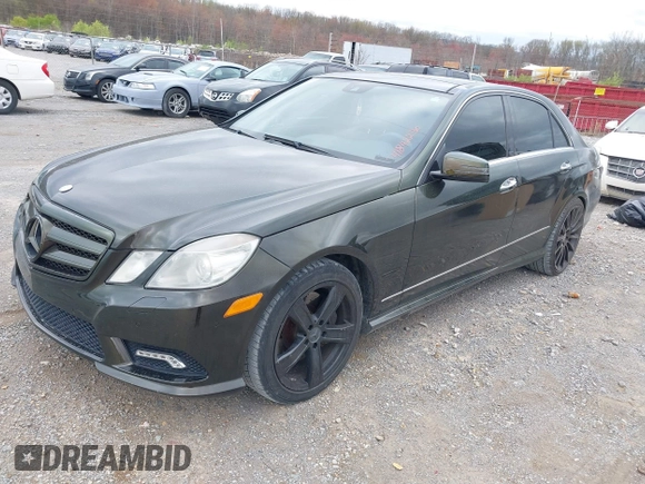 2010 Mercedes-Benz E-Class E 550 Luxury with VIN WDDHF9AB4AA128264, listed as a IAAI auction lot 41842230 with 216,724 mi miles. Bid and sale history available at carsss.com. Image 2.