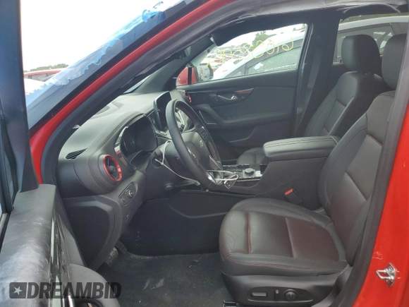2023 Chevrolet Blazer RS with VIN 3GNKBKRS2PS220172, listed as a Copart auction lot 61058595 with 22,607 mi miles and Salvage title. Bid and sale history available at DreamBid. Image 7.