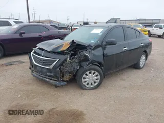 2014 Nissan Versa S with VIN 3N1CN7AP1EK447569, listed as a IAAI auction lot 41593414 with 123,953 mi miles. Bid and sale history available at carsss.com. Image 2.