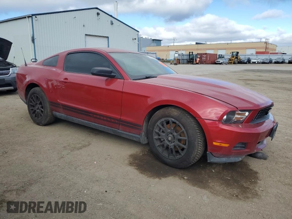 2012 Ford Mustang V6 Premium with VIN 1ZVBP8AM2C5253751, listed as a Copart auction lot 75839064 with 0 mi miles and Non Repairable. Bid and sale history available at carsss.com. Image 4.
